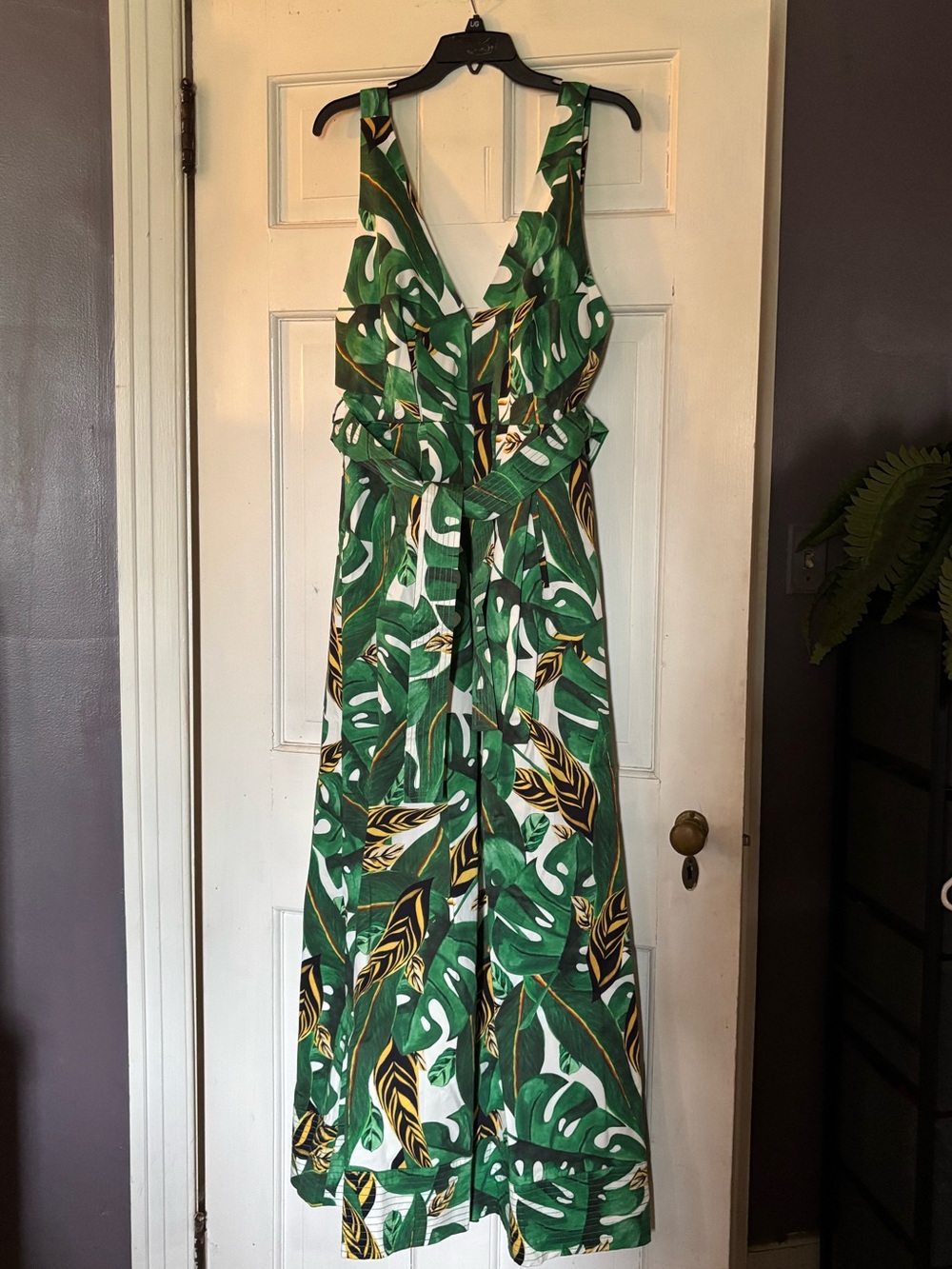 Farm Rio Anthropologie Amazonia Wide Leg Jumpsuit